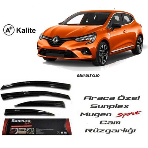 Renault Clio 5 Cam Rüzgarlığı Mugen Tip Sunplex