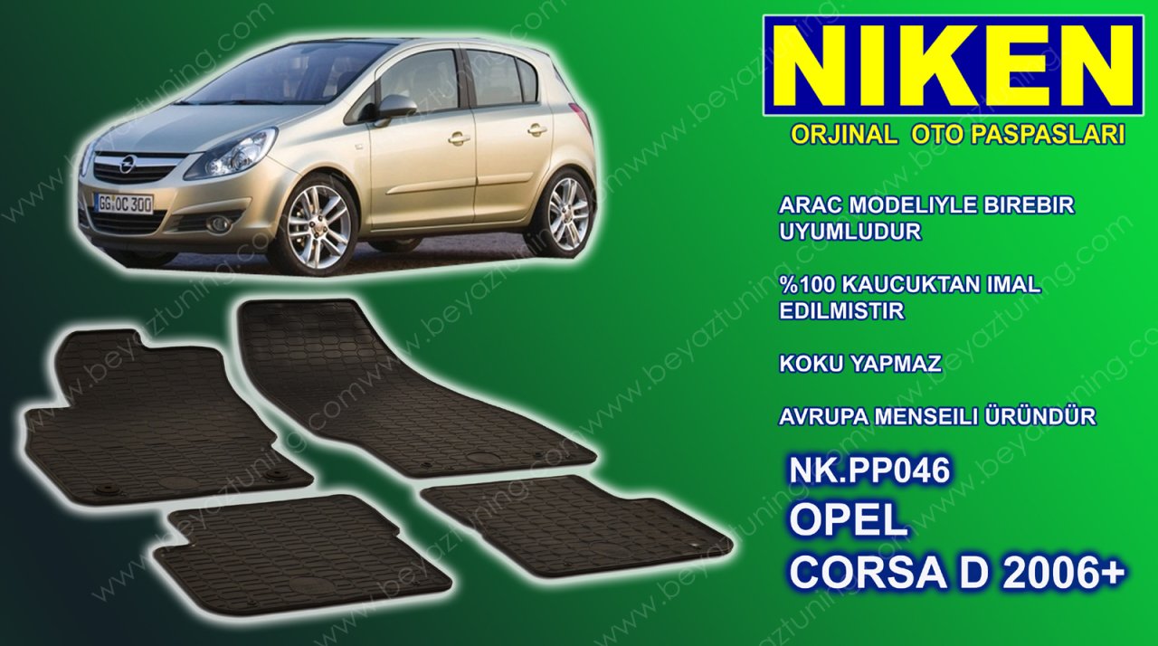 Opel Corsa D Paspas Alman Malı 2006-2014