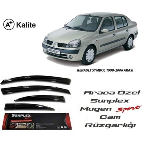 Renault Symbol Cam Rüzgarlığı Mugen Tip Sunplex 1998-2006