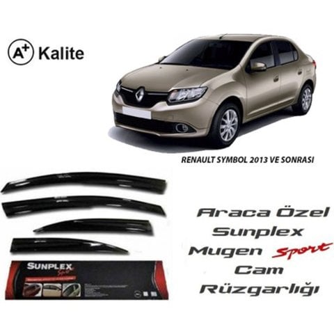 Renault Symbol Cam Rüzgarlığı Mugen Tip Sunplex 2013 Sonrası