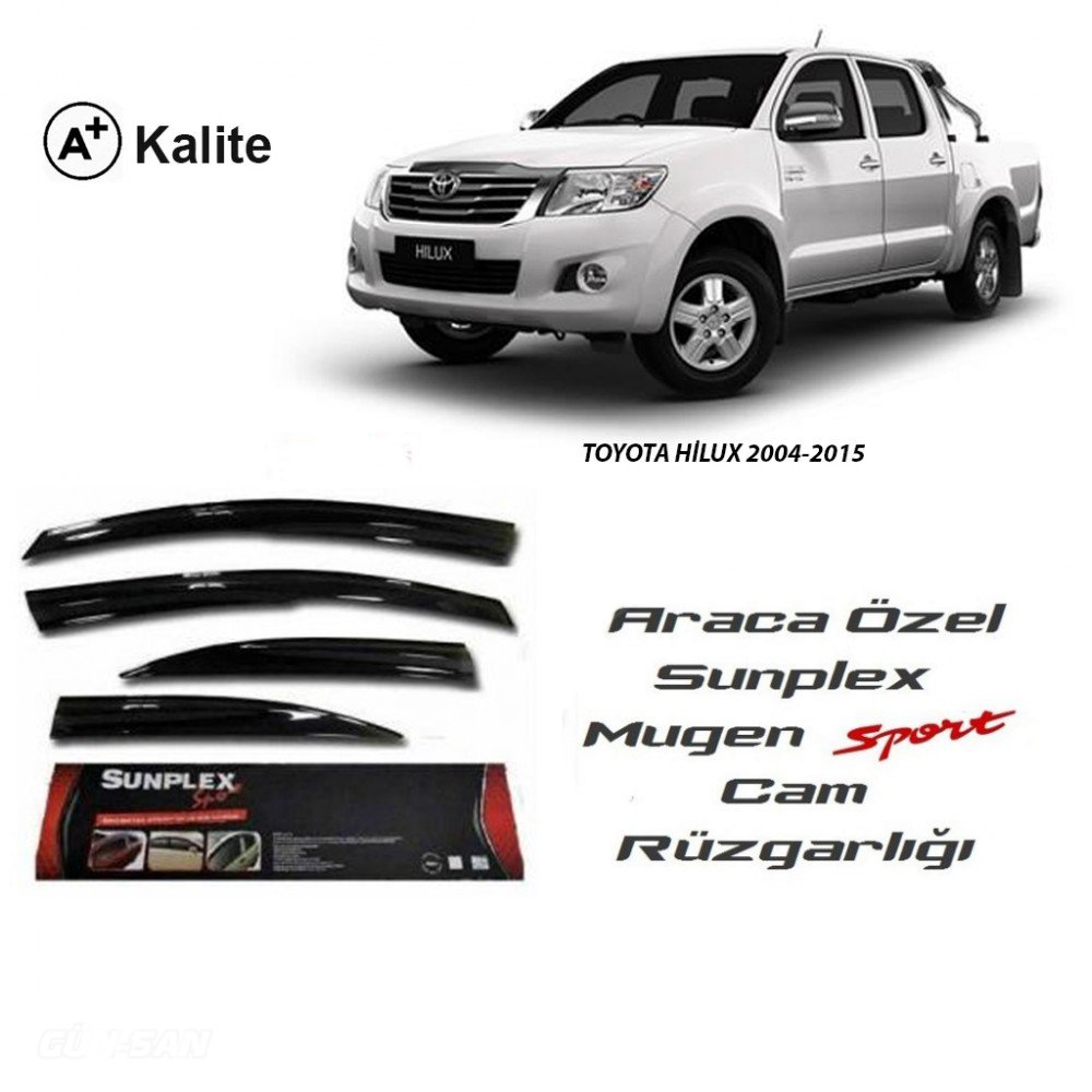 Toyota Hilux Cam Rüzgarlığı Mugen Tip Sunplex
