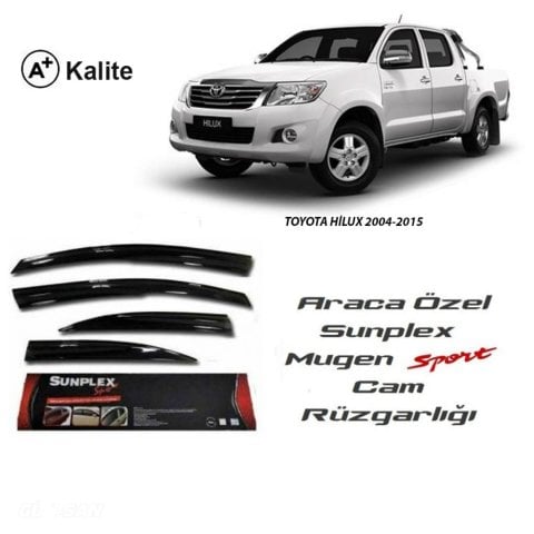 Toyota Hilux Cam Rüzgarlığı Mugen Tip Sunplex