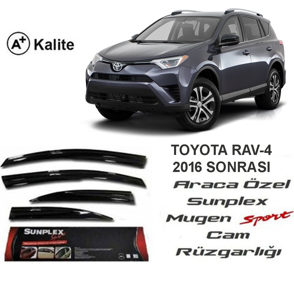 Toyota Rav-4 Cam Rüzgarlığı Mugen Tip Sunplex