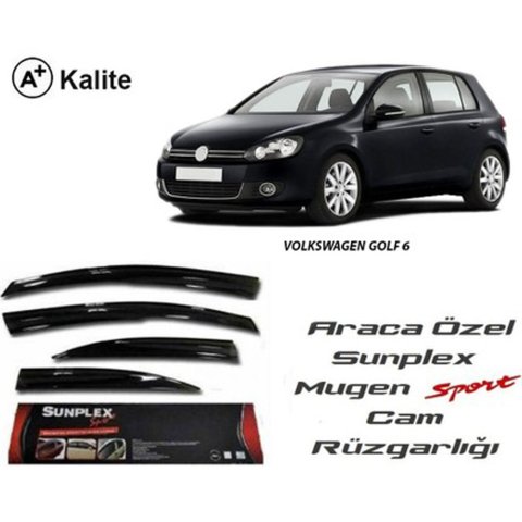 Volkswagen Golf 6 Cam Rüzgarlığı Mugen Tip Sunplex