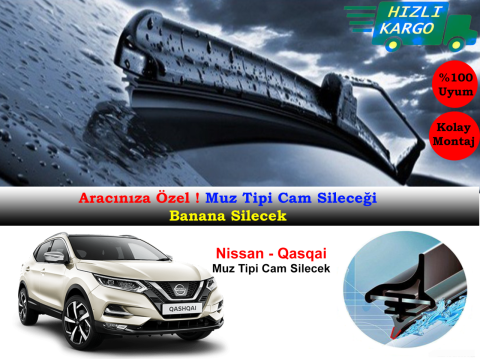 Nissan Qashqai Muz Silecek Takımı J11 2014-