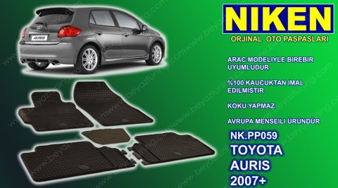 Toyota Auris Paspas Alman Malı 2007-2013