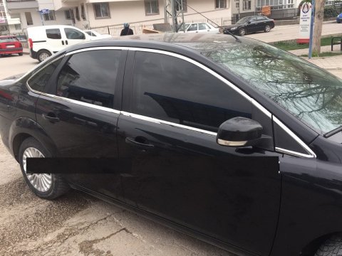 Ford Focus 2 Cam Çıtası Kromu Nikelaj Komple 2005-2010 Sedan