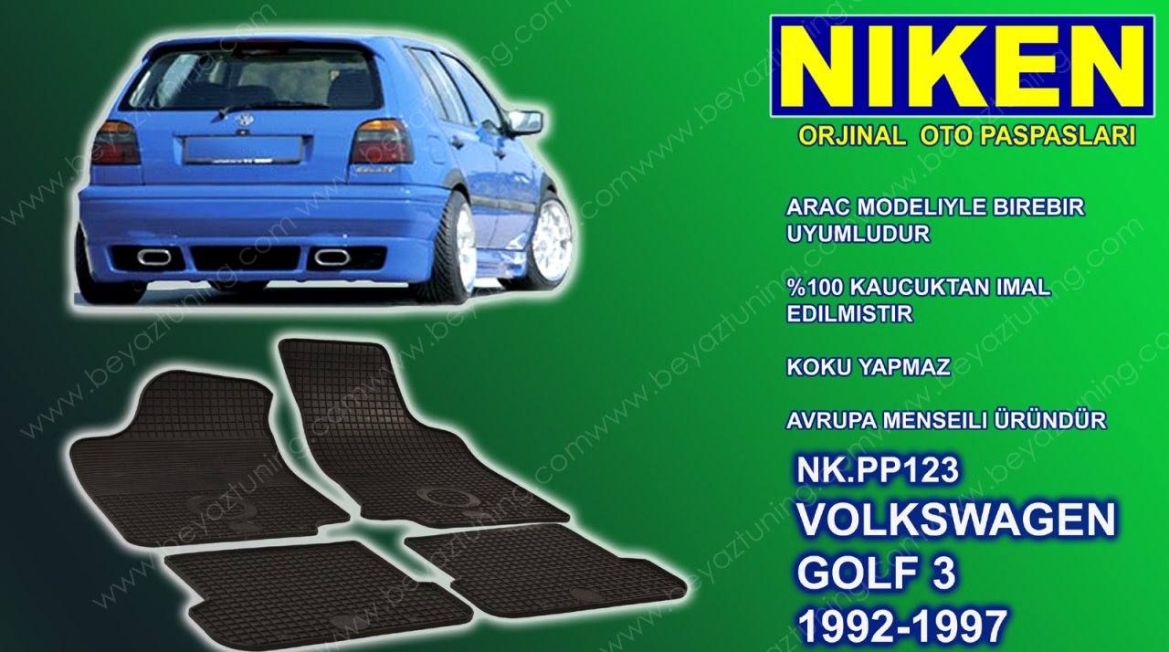 Volkswagen Golf 3 Paspas Alman Malı 1992-1997