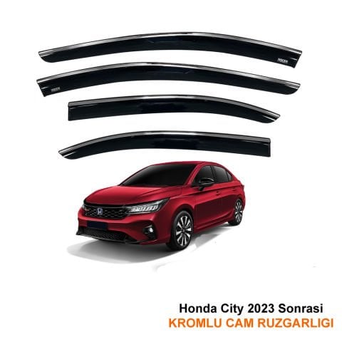 Honda City Kromlu Cam Rüzgarlığı Niken 2023 Sonrası