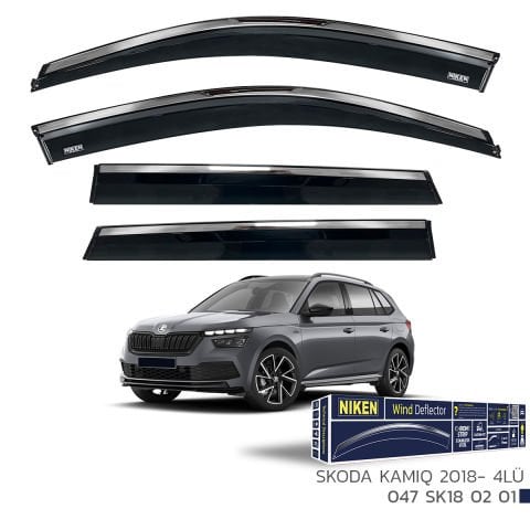 Skoda Kamiq Kromlu Cam Rüzgarlığı Niken 2018 Sonrası