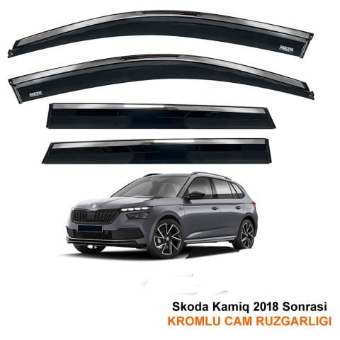 Skoda Kamiq Kromlu Cam Rüzgarlığı Niken 2018 Sonrası