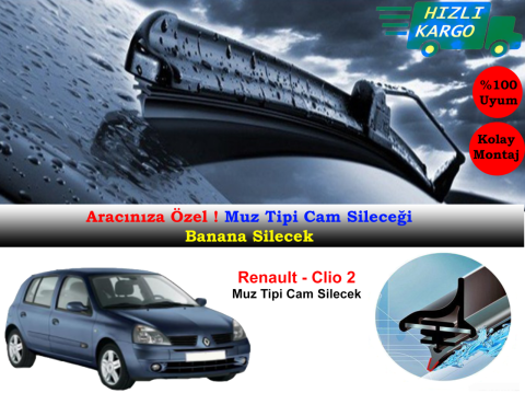 Renault Clio 2 Muz Silecek Takımı 1997-2005