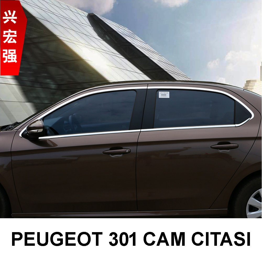 Citroen C-elysee Cam Çıtası Komple Kromu Nikelajı