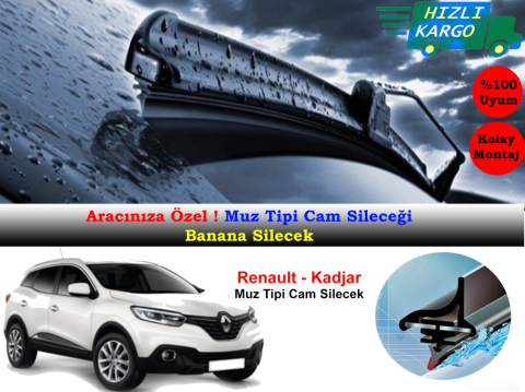 Renault Kadjar Muz Silecek Takımı 2015-2017