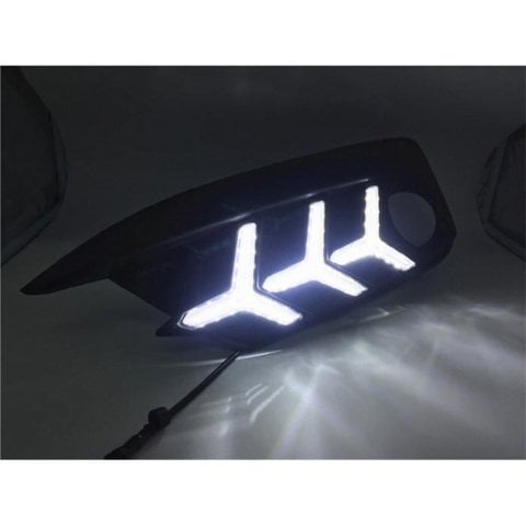 Honda Civic Fc5 Ön Sis Gündüz Farı Ledli Uçak Ağaç Dizayn Kayarlı 2016-2019