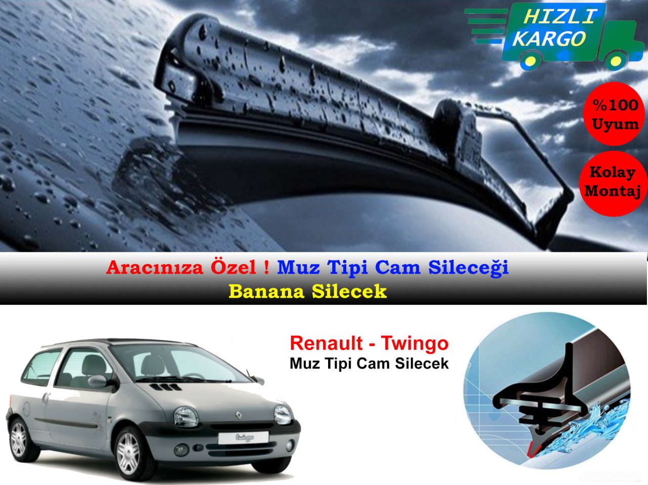 Renault Twingo Muz Silecek Takımı 1995-2005