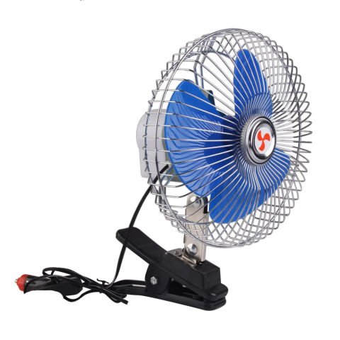 Araç İçi Fan Oto Vantilatör 12 Volt Mandallı 8 inç