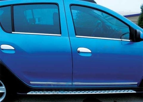 Dacia Sandero Cam Çıtası Kromu Nikelaj 2013 Sonrası