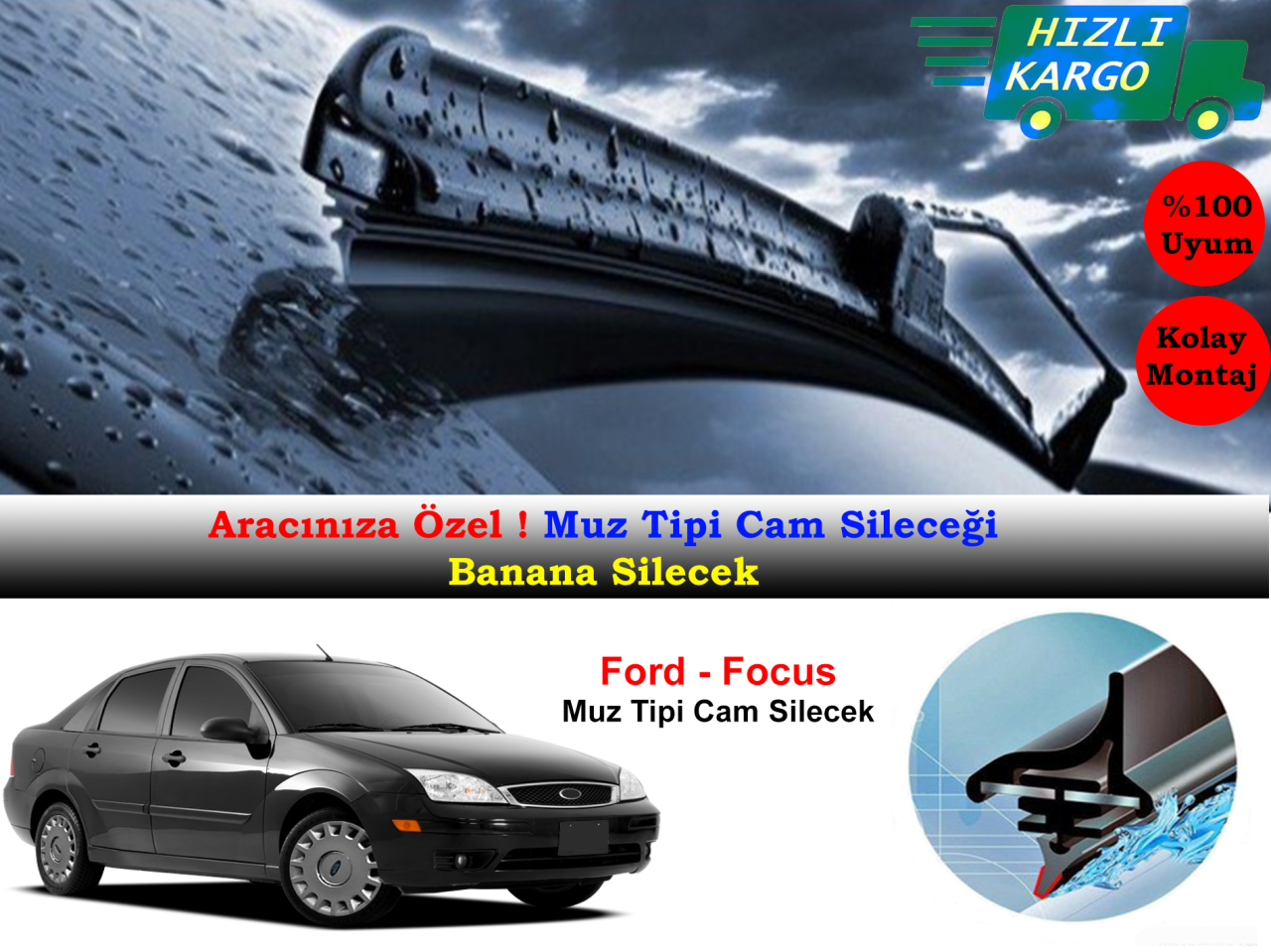 Ford Focus Muz Silecek Takımı 1998-2005