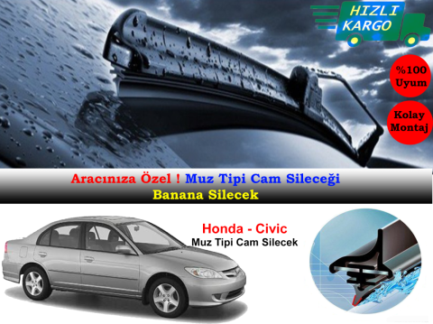 Honda Civic Muz Silecek Takımı 2001-2006