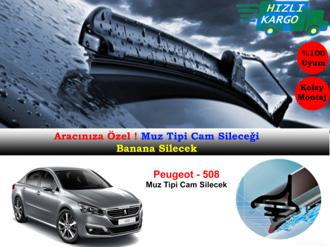 Peugeot 508 Muz Silecek Takımı 2011-2017