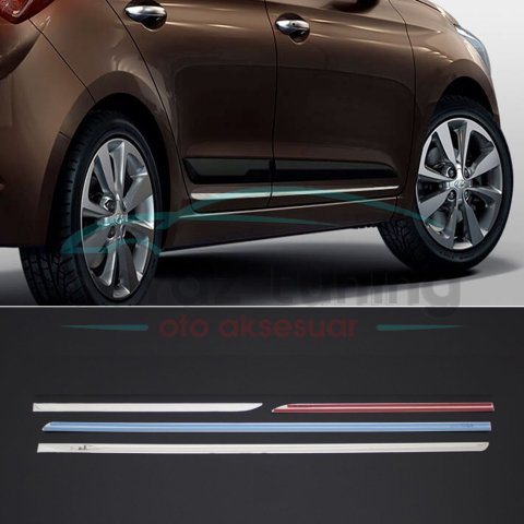 Hyundai İ20 Yan Kapı Çıtası Kromu Nikelajı