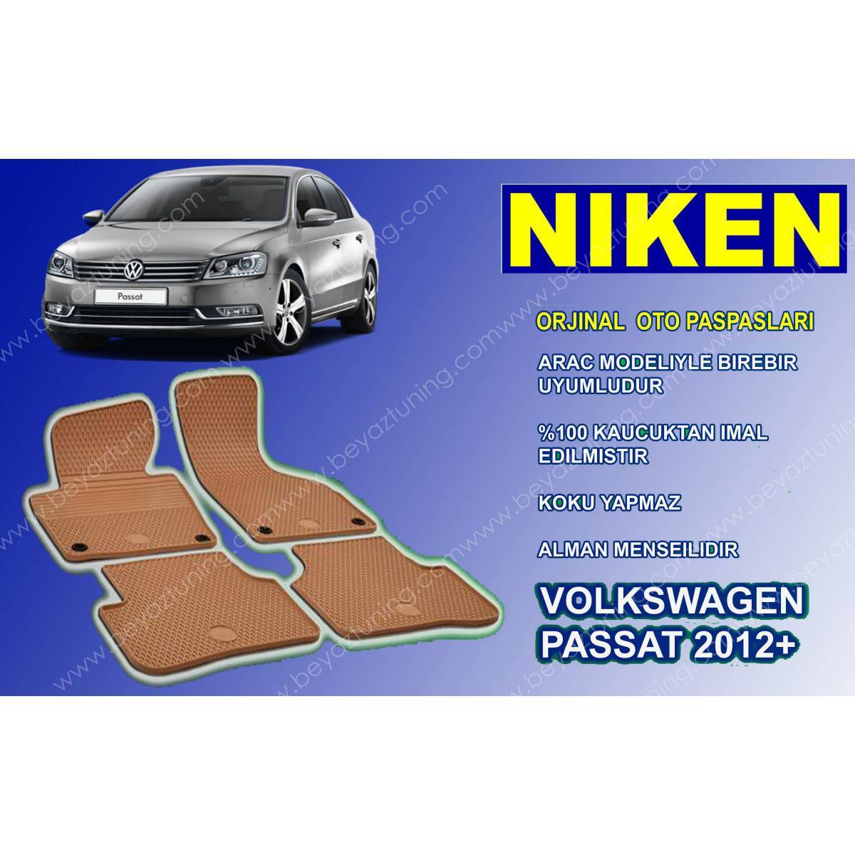 Volkswagen Passat B7 Paspas Bej Alman Malı 2012-2014