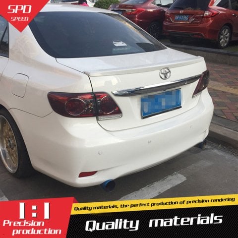 Toyota Corolla Bagaj Üstü Spoiler Abs Plastik Yapışık 2008-2012