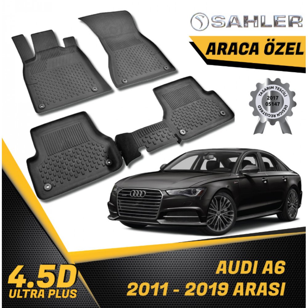 Audi A6 Havuzlu Paspas 4,5D Sahler 2011-2015