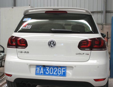 Volkswagen Golf 6 Bagaj Üstü Spoiler Abs Plastik 2009-2012