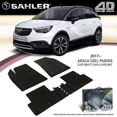 Opel Crossland Havuzlu Paspas 4,5D Sahler 2017 Sonrası