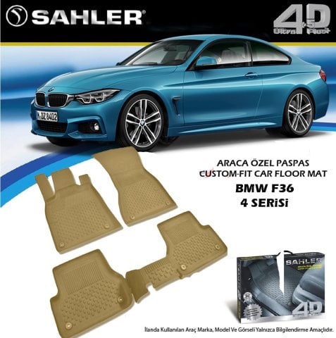 Bmw F36 Grandcoupe Havuzlu Bej Paspas 4,5D Sahler 2014-2018