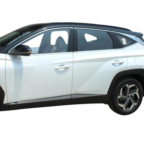 Hyundai Tucson Cam Çıtası Komple Set Çerçevesi Kromu Nikelajı 2021 Sonrası