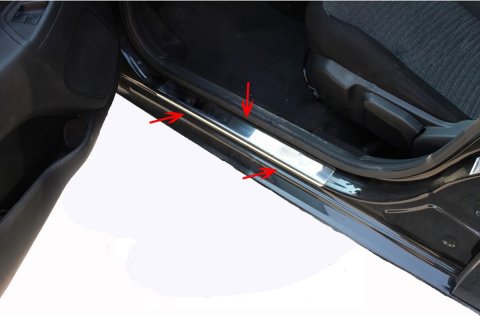 Opel Corsa D Kapı Eşiği Kromu Nikelajı 2006-2014