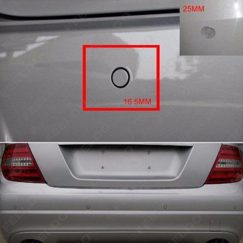 Park Sensörü Arka Sesli Orjinal Lens Görünümlü Yeni Nesil Gri Lens