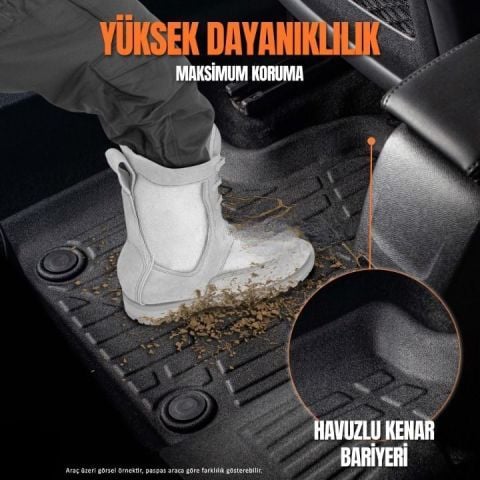 Audi A4 3D Paspas Havuzlu Pro 2011-2016 Arası