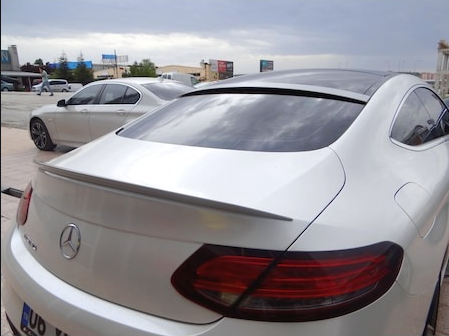 Mercedes W205 Coupe Cam Üstü Spoiler 2013 Sonrası