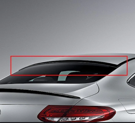 Mercedes W205 Coupe Cam Üstü Spoiler 2013 Sonrası