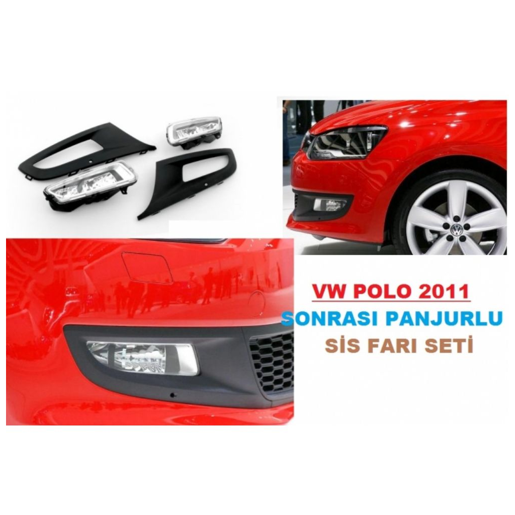 Volkswagen Polo Sis Farı Çerçeveli OEM Tip 2011-2015