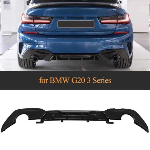 Bmw 3 Serisi G20 M Performans Difüzör Parlak Siyah Piano Black
