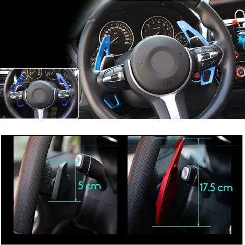 Bmw 5 Seri F10 M Direksiyon F1 Vites Kulakçık Paddle Shift Siyah