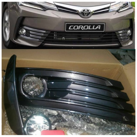 Toyota Corolla Sis Farı Lambası Çerçevesi 2016-2017 2018
