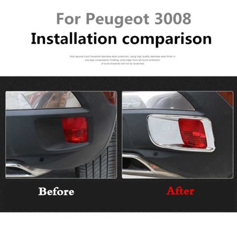 Peugeot 3008 Arka Sis Çerçevesi Kromu Nikelajı