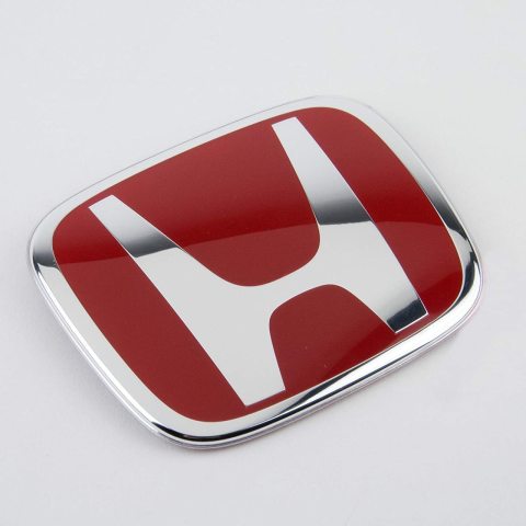 Honda Civic Fc5 Panjur ve Bagaj Logosu Arması Kırmızı Takım 2li 2016+