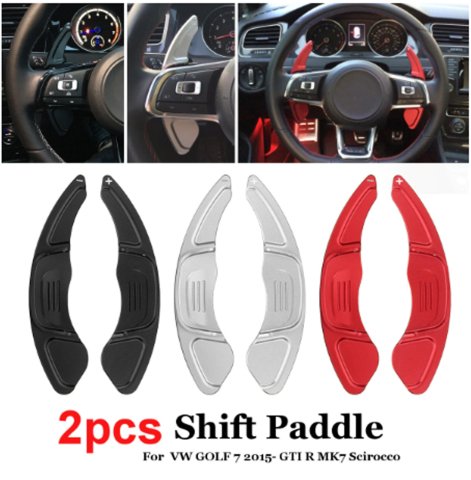 Vw Golf 7 Rline Direksiyon F1 Vites Kulakçık Paddle Shift Kırmızı