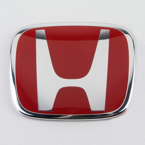 Honda Civic Fd6 Panjur ve Bagaj Logosu Arması Kırmızı Takım 2li 2006-2011
