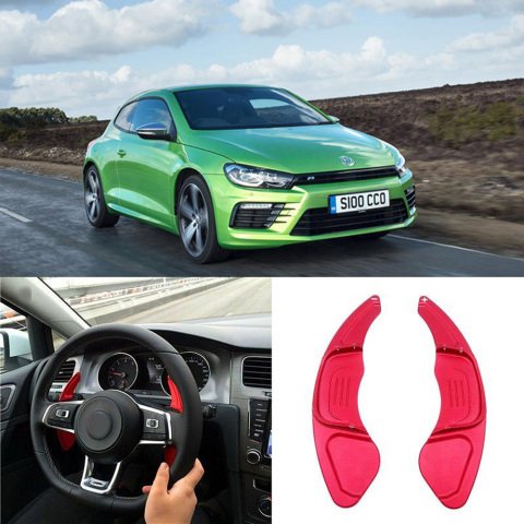 Vw Scirocco Rline Direksiyon F1 Vites Kulakçık Paddle Kırmızı