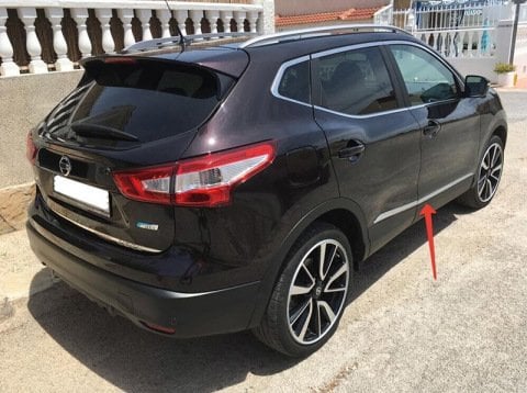 Nissan Qashqai Yan Kapı Çıtası Kromu 2014 Sonrası