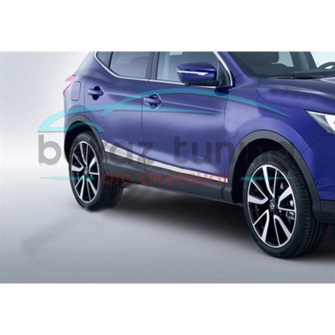 Nissan Qashqai Yan Kapı Çıtası Kromu 2014 Sonrası