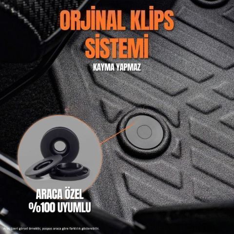 Toyota Auris 3D Paspas Havuzlu Pro 2013-2020 Arası
